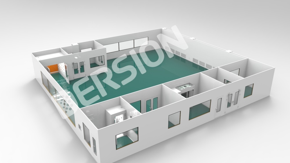 Modular Cleanroom 3D